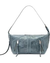 AllSaints - Jean Rey Multi-Zip Leather Shoulder Bag - Lyst