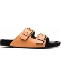 Isabel Marant - Lennyo Studded Leather Sandals - Lyst