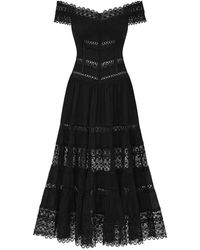 Charo Ruiz - Gestuftes Amaira Spitzenkleid - Lyst