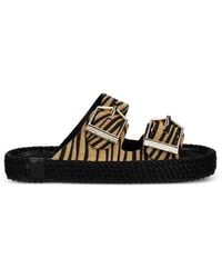 Bohonomad - Sydney Zebra-Print Buckle-Fastening Espadrilles - Lyst