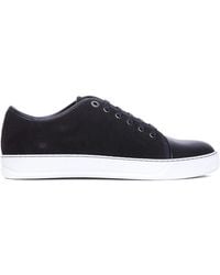 Lanvin - Dbb1 Suede Leather Sneakers - Lyst
