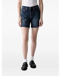 Levi's - 501 Logo-Patch Denim Shorts - Lyst
