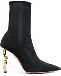 Aquazzura - Twist Heel 105mm Sock Boots - Lyst