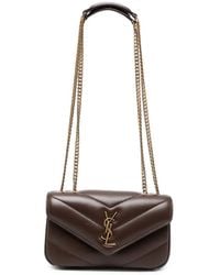 Saint Laurent - Mini Loulou Quilted Leather Cross Body Bag - Lyst