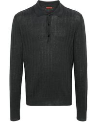 Barena - Long-sleeve Knitted Polo Shirt - Lyst