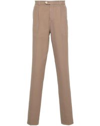 Brunello Cucinelli - Cotton Chino Trousers - Lyst