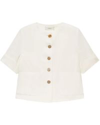 Maliparmi - Short-Sleeved Boxy Jacket - Lyst