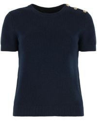 Ralph Lauren - Ribbed-Knit T-Shirt - Lyst