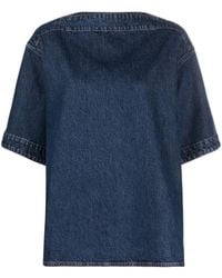 TOTEME - Denim Top - Lyst