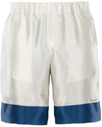 Pantamolle - Silk-Satin Shorts - Lyst