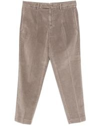 Dell'Oglio - Pleated Corduroy Trousers - Lyst