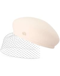Maison Michel - New Bonnie Veiled Beret - Lyst