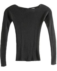 Baserange - Ribbed Buttoned Sweater - Lyst