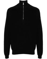 Moncler - Pullover Mit Reißverschluss - Lyst