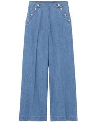 Claudie Pierlot - Sailor Denim Jeans - Lyst