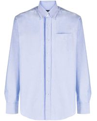 Deperlu - Camicia Con Colletto Ampio - Lyst