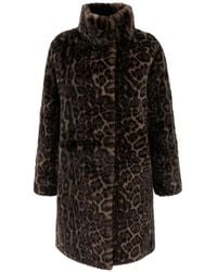 Apparis - Blair Leopard-Print Faux-Fur Coat - Lyst