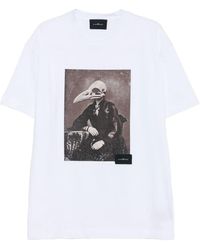 John Richmond - T-Shirt Mit Grafischem Print - Lyst