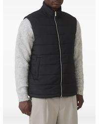 Mauvais - Quilted Zip-Fastening Gilet - Lyst