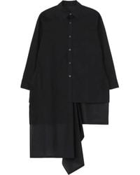 Yohji Yamamoto - Layered-Design Cotton Shirt - Lyst