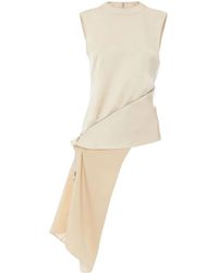 JW Anderson - Zip-Detail Sleeveless Top - Lyst