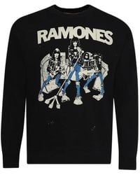 MadeWorn - Ramones Graphic Crew Sweatshirt - Lyst