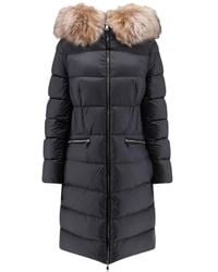 Moncler - Boedic Shearling-Trim Down Coat - Lyst