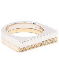 Tom Wood - Duo Embellished Rings - Lyst