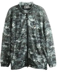 A Bathing Ape - Camouflage-Print Mesh Jacket - Lyst