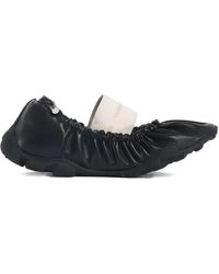 Rombaut - Ruched Leather Ballet Flats - Lyst