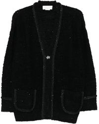 Genny - Cardigan À Design Brodé De Sequins - Lyst