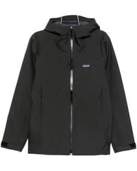 Patagonia - Logo-Patch Hooded Jacket - Lyst
