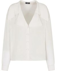 Emporio Armani - ワイドカラーシャツ - Lyst