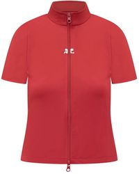 Courreges - Zipped Interlock Top - Lyst