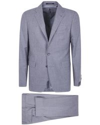 Tagliatore - Wollen Blazer Met Enkele Rij Knopen - Lyst