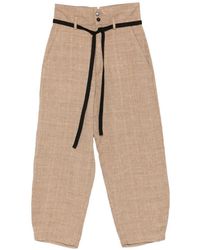Barena - Candiano Mozza Broek Met Trekkoord - Lyst