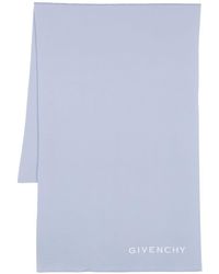 Givenchy - Sjaal Met Geborduurd Logo - Lyst