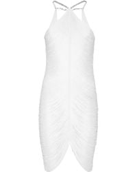 Philipp Plein - Draped Fringe Mini Dress - Lyst
