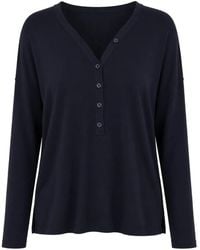 Kangra - Button-Placket Dropped-Shoulder Cardigan - Lyst