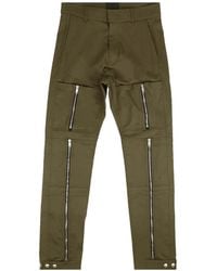 Givenchy - Stadium Zip-Embellished "Khaki" Trousers - Lyst