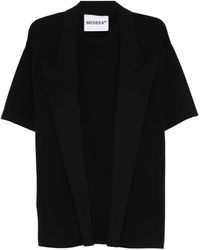 MEDEA - Lapels Cotton T-Shirt - Lyst