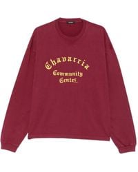 Willy Chavarria - Community Center Long-Sleeve Buffalo T-Shirt - Lyst