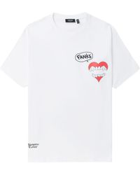 FIVE CM - Fang-print Cotton T-shirt - Lyst