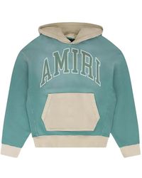 Amiri - Logo-Embroidered Colour-Block Hoodie - Lyst