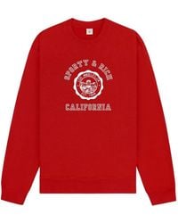 Sporty & Rich - Graphic Print Sweatshirt - Lyst