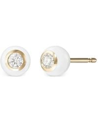Melissa Kaye - 18K Medium Audrey Diamond Earrings - Lyst