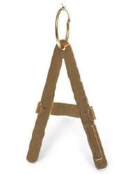 Stella McCartney - A-Shaped Pendant Earring - Lyst