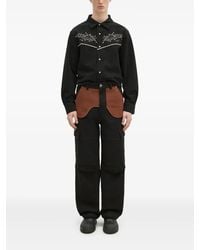 ANDERSSON BELL - Embroidered Yoke Shirt - Lyst