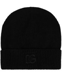 Dolce & Gabbana - Berretto Con Applicazione Dg - Lyst