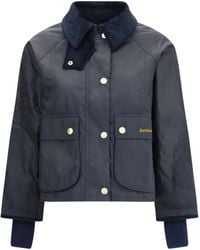 Barbour - Jacke mit Cordkragen - Lyst